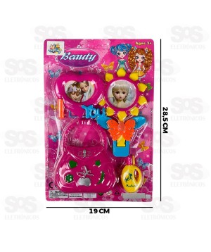 Kit De Beleza Patricinha Com 4 Peças Toy King TK-AB5050