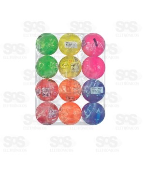 Bola De Vinil Lisa Sortidas Com 12 Unidades 797