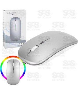 Mouse Sem Fio Recarregável Bluetooth 3482