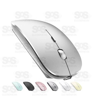 Mouse Sem Fio Recarregável Bluetooth 3482