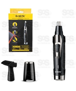 Máquina de Aparar Pelos de Nariz e Ouvido B-Max BM-C038