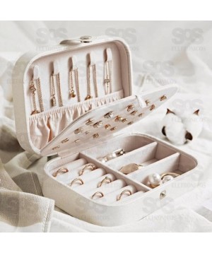 Porta Joias Com Divisória Cores Variadas B-Max BM-F1032