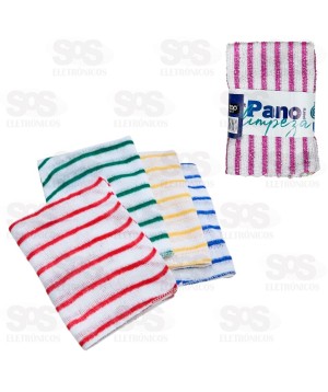 Pano De Fibra Para Limpeza Master Clean 5 Unidades Top Útil TOP1406