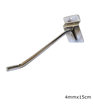 Gancho Metálico Para Painel Canaletado 4mmx15cm SQ 3330