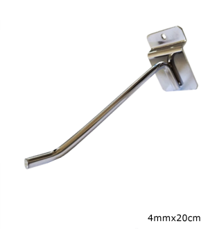 Gancho Metálico Para Painel Canaletado 4mmx20cm SQ 3331