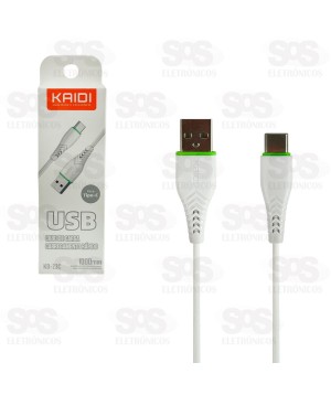 Cabo Type C De Carregamento Rápido 1 Metro Kaidi KD-23C