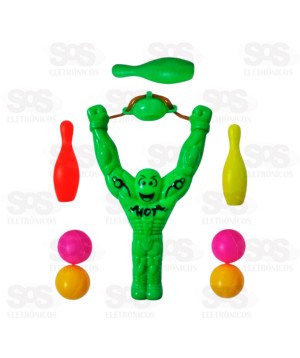 Estilingue Tiro Ao Alvo Infantil Com 4 Bolas Toy King TK-AB5290