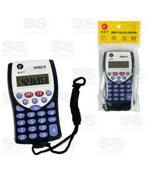 Mini Calculadora De Bolso 8 Dígitos Funções Básicas HX6215