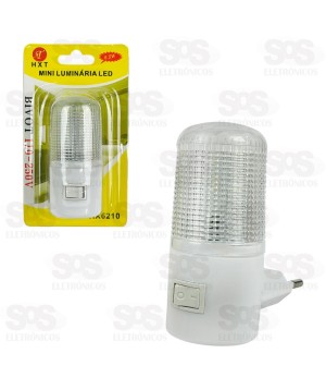 Luz Noturna Luminária LED de Tomada Bivolt HX6210