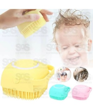Esponja De Silicone Com Dispenser Para Banho Bucha TOP1067