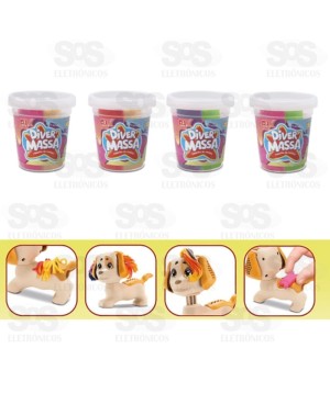 Massinha My Pet com Acessórios Divertoys 8277