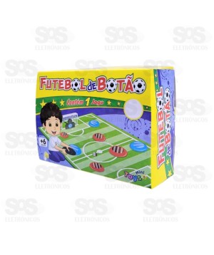 Jogo Futebol De Botão 1 Time Mini Toys 0741