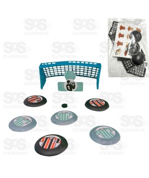 Jogo Futebol De Botão 1 Time Na Solapa Mini Toys 0800