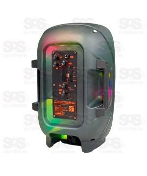 Caixa De Som 20W LED Com Microfone KTS-1896