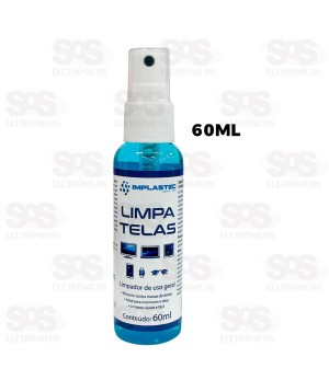 Limpa Tela Spray 60ML Implastec