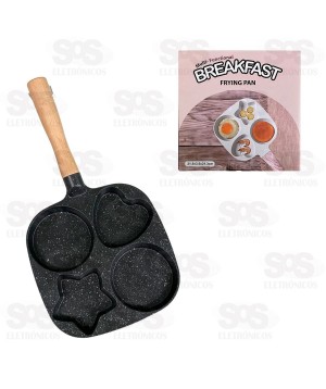 Frigideira de Teflon Antiaderente 4 Formas Tiktok