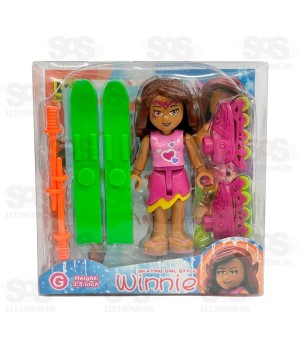 Boneca De Montar Coleção Lovely Elyes Toy King TK-AB7990