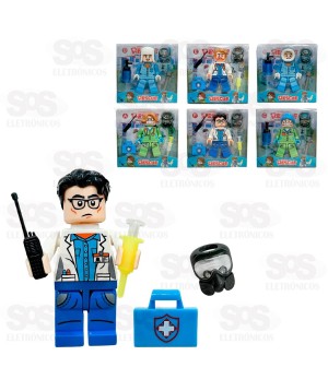 Boneco De Montar Coleção Medical Rescue Toy King TK-AB7981