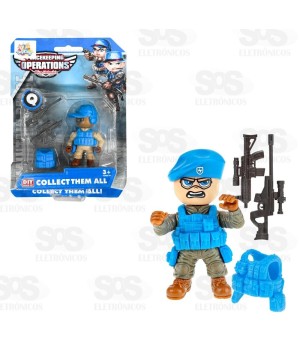 Boneco de Montar Operações Especiais Cartelado Toy King TK-AB8134