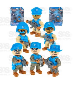 Boneco de Montar Operações Especiais Cartelado Toy King TK-AB8134