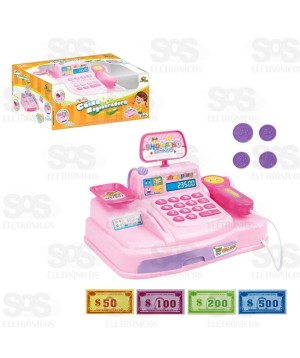 Kit Caixa Registradora Eletrônica Toy King TK-AB8068