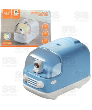 Umidificador Difusor Bear Bus Com LED 350ml Altomex  AL-1689