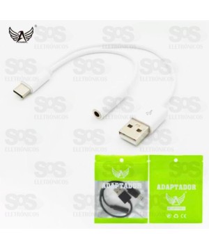 Adaptador Type C Para USB e P2 Altomex AL-137-TYPE-C