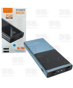 Carga Extra 10000mAh Flash Charge PD 22,5W Altomex AL-760