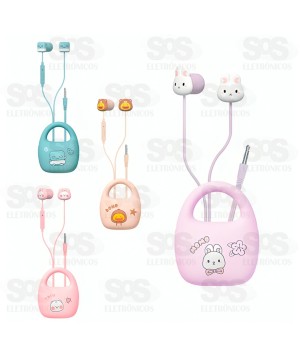 Fone De Ouvido Colorido Com Fio Icarer Family Xtrad LC-897
