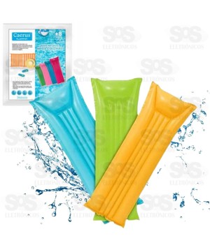 Boia Inflável Colchão 180CM Cores Variadas Caerus CRS-1969