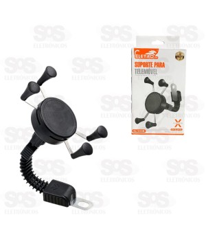 Suporte De Celular Garra Para Motos Eletromex EL-1908