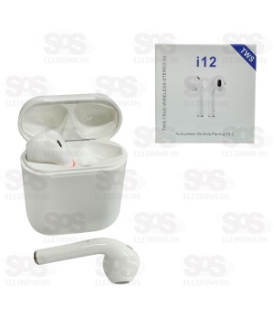 Fone De Ouvido Sem Fio Bluetooth TWS Altomex I12