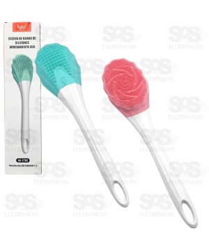Escova de Banho Silicone Recarregável Massageadora Altomex Ak-2702