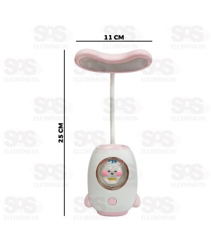 Luminária De Mesa Articulável Cápsula Espacial 2 Nível Altomex AL-1895