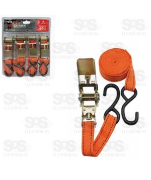 Cinta Para Carga Com Catraca 4,5M Troya Auto TRY-0025