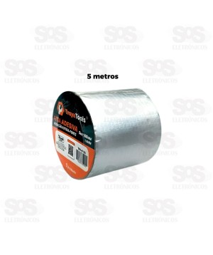 Fita Adesiva Extra Forte 5Mx100MM Cinza TroyaTools TRY-0135