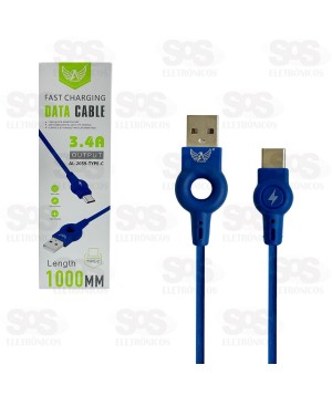 Cabo De Dados 3.4A Type C 1 Metro Altomex AL-2059-TYPE-C