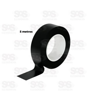 Fita Isolante 5 Metros Preta Com 10 Unidades TroyaTools TRY-0127
