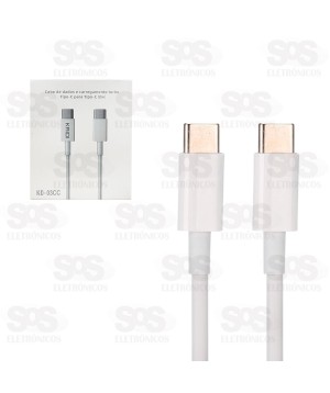 Cabo Turbo Type C Para Type C 2 Metros Kaidi KD-03CC