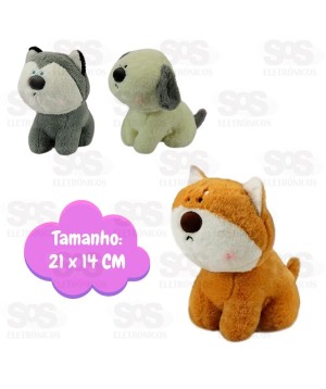 Cachorrinho Sentado De Pelúcia Sortido BBR Toys R3374