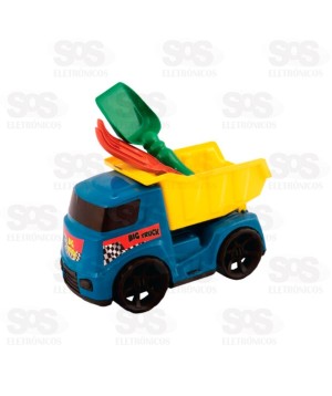 Caminhão Caçamba Com Pá e Rastelo Cores Sortidas Amar É 246S