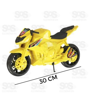 Moto De Brinquedo 30cm Colorida Daytona 380S