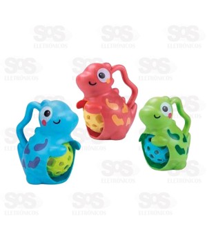 Lava Sauro Chocalho Para Banho Polibrinq BB3007