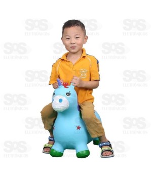 Unicórnio Upa Upa Inflável Musical Toy King 8199