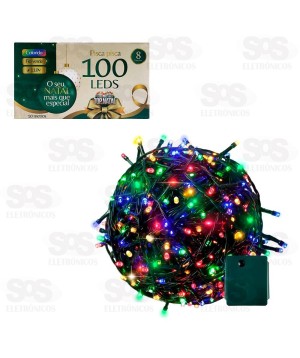 Pisca Pisca 100 LEDS Colorido 110V 10 Metros Top Natal PSC0010-1
