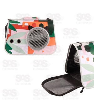 Bolsa Para Gato De Transporte Com Alça Ajustável 40x25CM Sortidas