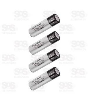Pilhas AA Silver Embalagem Com 48 Unidades 1.5V Caerus CRS-6666
