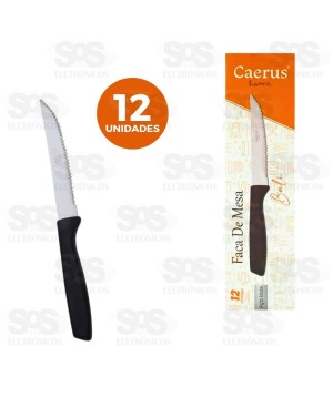 Kit Faca De Mesa Bali 12 Unidades CRS-2636