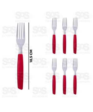 Kit Garfo De Mesa Bali 6 Unidades CRS-2639