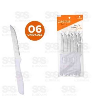Kit Faca De Mesa Bali 6 Unidades CRS-2648